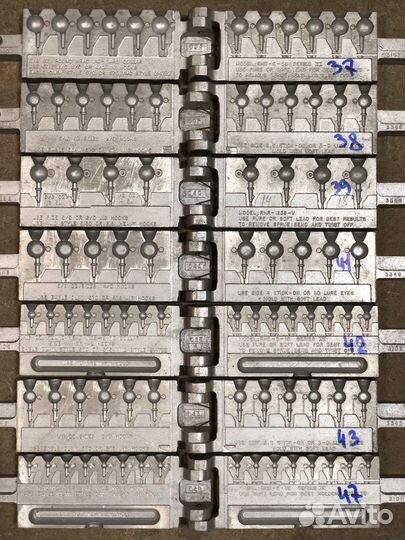 Формы для литья грузил