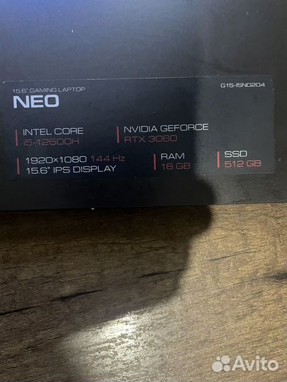 Игровой ноутбук rtx 3060