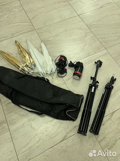 Постоянный свет для фотографа комплект с сумкой