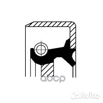 Сальник дифференциала 1,029 19016663B Corteco