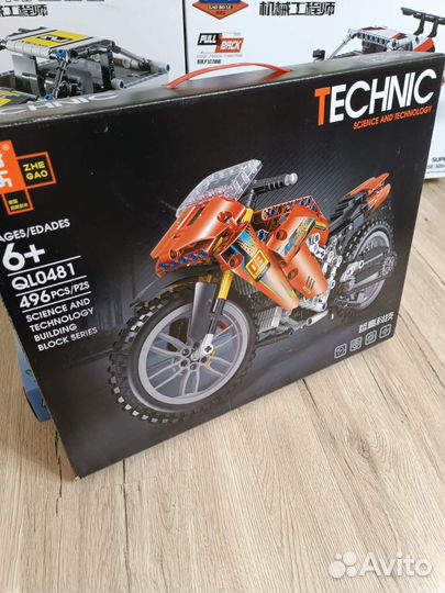 Лего Техник мотоцикл