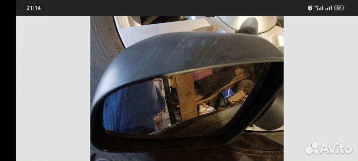 Зеркало левое Renault Logan, Largus