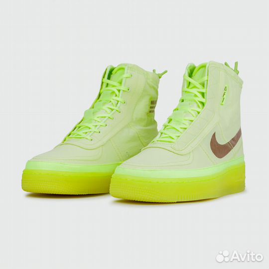 Кроссовки Nike Air Force 1 Shell Volt Green