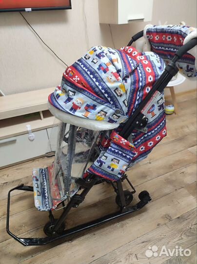 Санки коляска nika kids