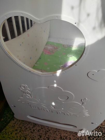 Детская кровать с матрасом бу