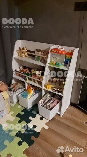 Стеллаж для книг и игрушек Bummi 5 Монтессори