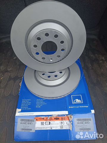 Disco De Freno ATE 24.0122-0272.1 Para Porsche/VAG - Eje Trasero, Ventilado, 330mm