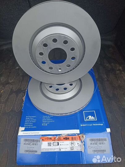 Тормозные диски Ate 24.0122-0219.1 (310 мм) на VAG