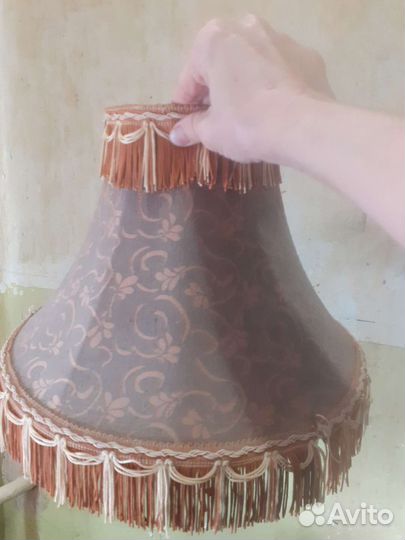 Абажур тканевый и бумажный