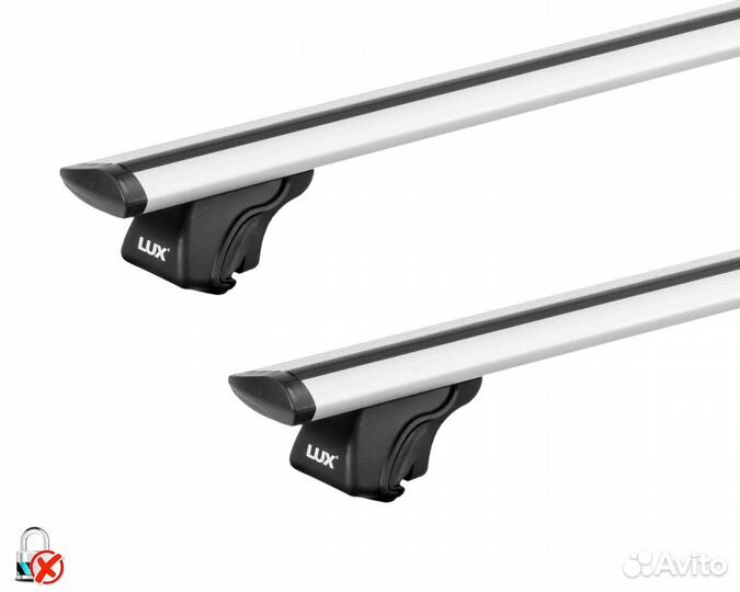 Багажник на крышу Lux Klassik для Mitsubishi