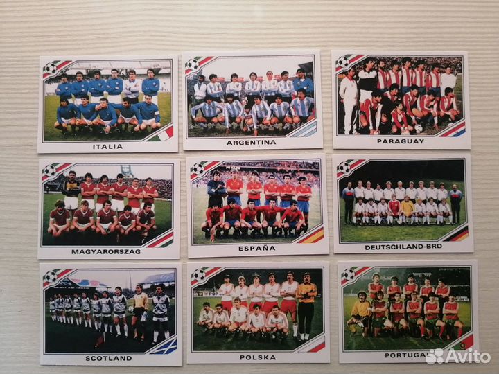 Panini Чемпионат Мира 1986