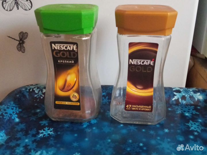 Нескафе пустая банка