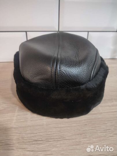 Кепка зимняя мужская кожа Россия
