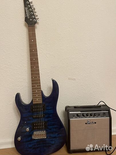 Электро гитара inanez на левшу с комбиком