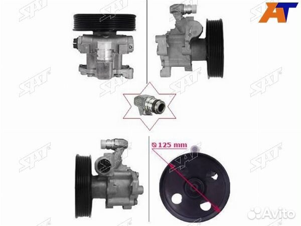 Насос гур mercedes-benz SLK-class