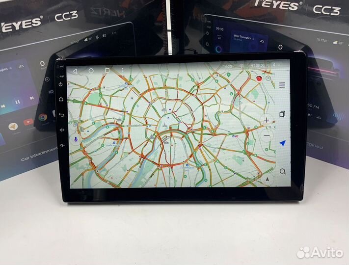 Магнитола на андройде Teyes CC3 3/32 для Митсубиси