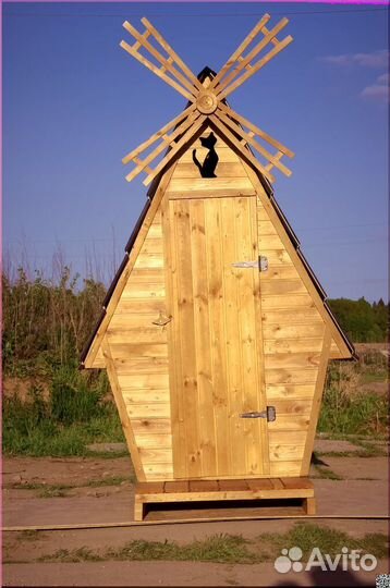 Дачный туалет с установкой