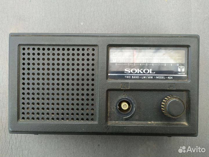 Радиоприемник Сокол модель 404 на запчасти