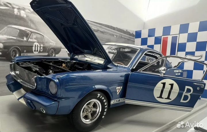 Shelby GT350R #11B Mark Donahue 1/18 GMP