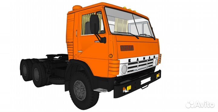 Камаз 54112 / ЗИЛ 130 (файл)