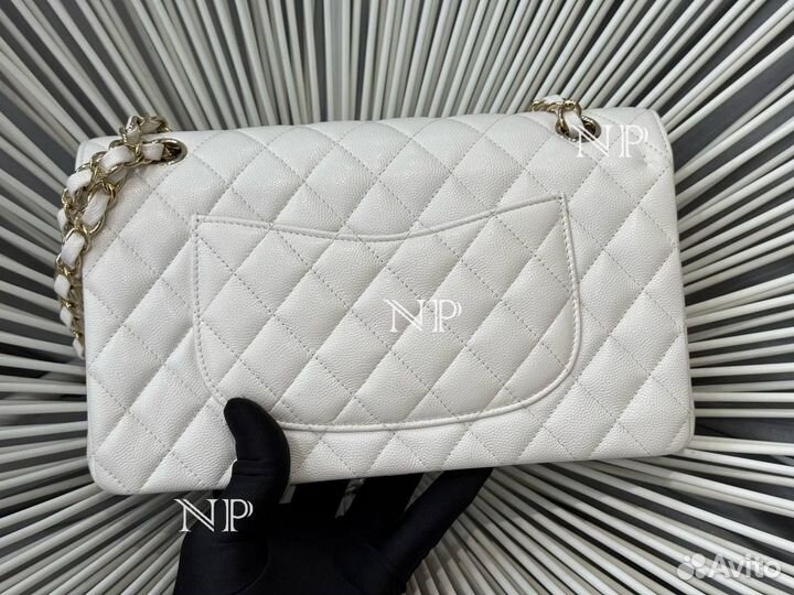 Сумка Chanel Flap белая