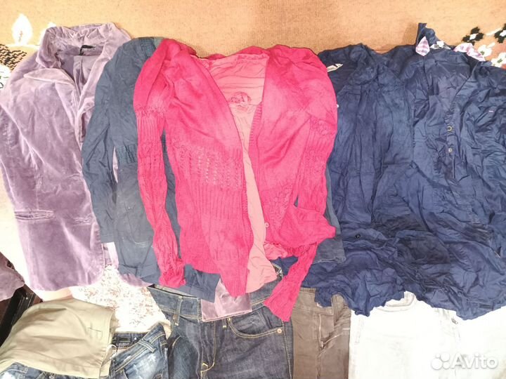 Женская фирменная одежда пакетом 42 размер 19 шт