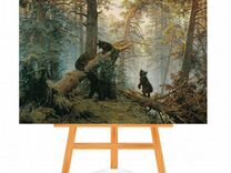 Картина Ивана Шишкина Утро в сосновом лесу Холст
