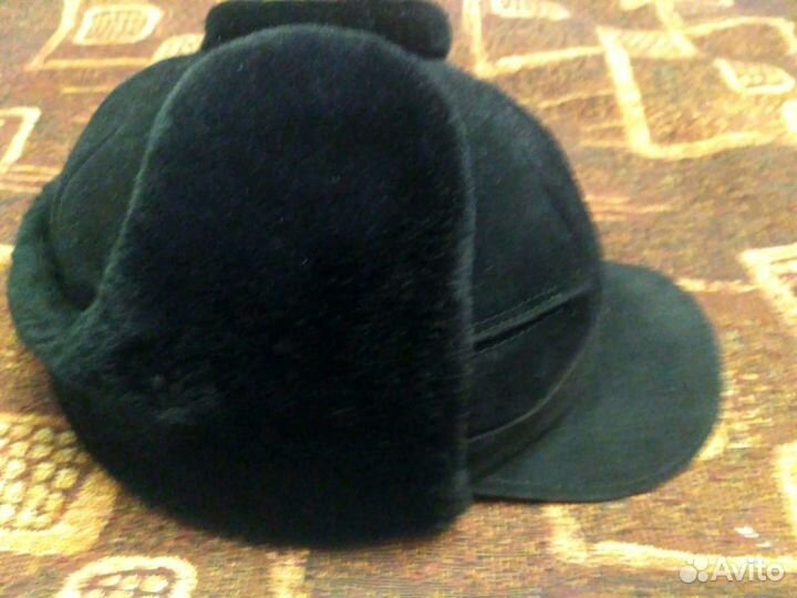 Шапка-ушанка из мутона 59 разм., Старкоff