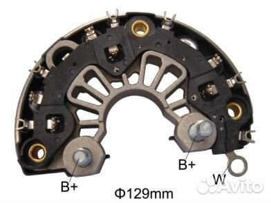 Диодный мост генератора треугольник