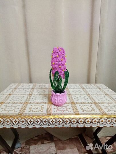 Цветок из бисера