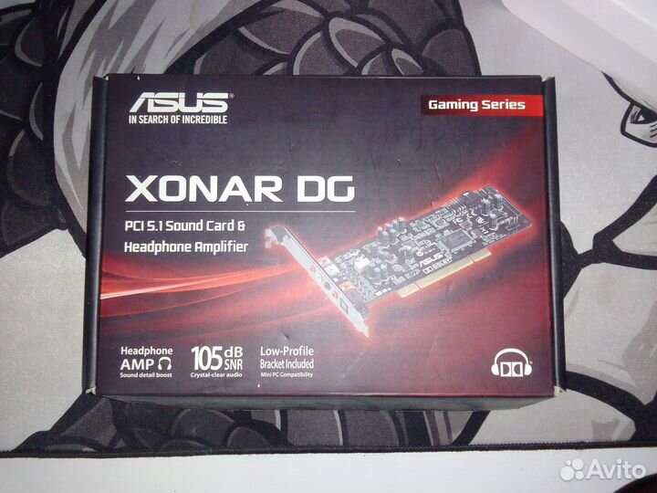 Звуковая карта asus xonar dg pci 5.1