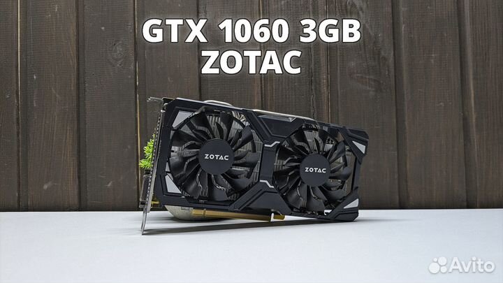 GTX 1060 3GB Zotac / Видеокарта