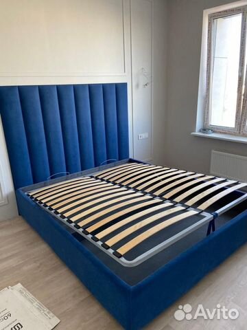 Мягкие стеновые панели и кровать