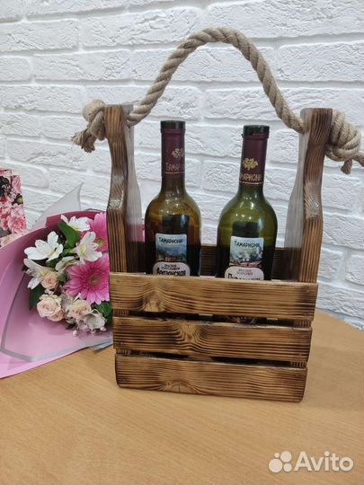 Ящик деревянный (для вина)