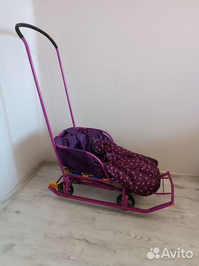 Санки на колесах