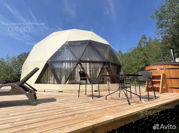 Глэмпинг сфера, геокупол