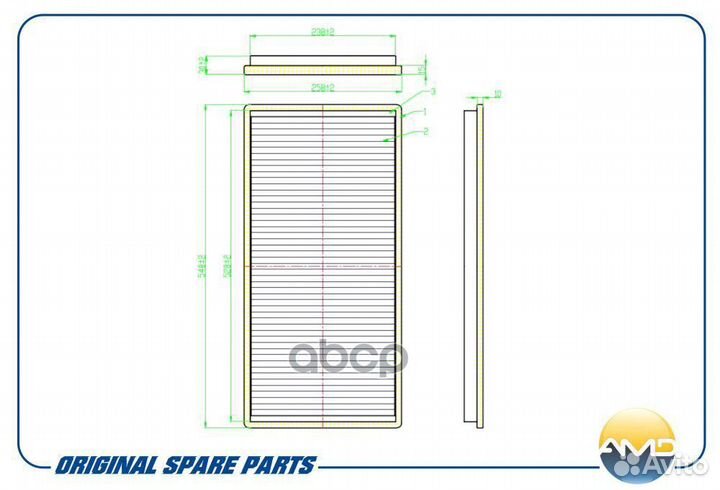 Фильтр салона угольн. BMW X5 E53 2000-2006 land