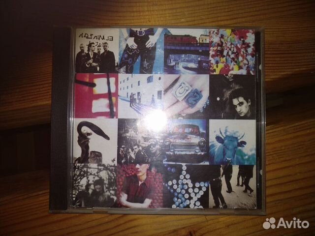 CD диск фирменный U2 - ahtung baby
