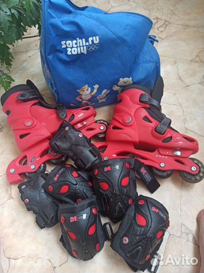 Роликовые коньки раздвижные
