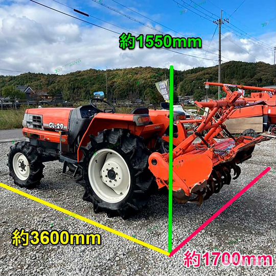 Мини-трактор Kubota GL19, 2005