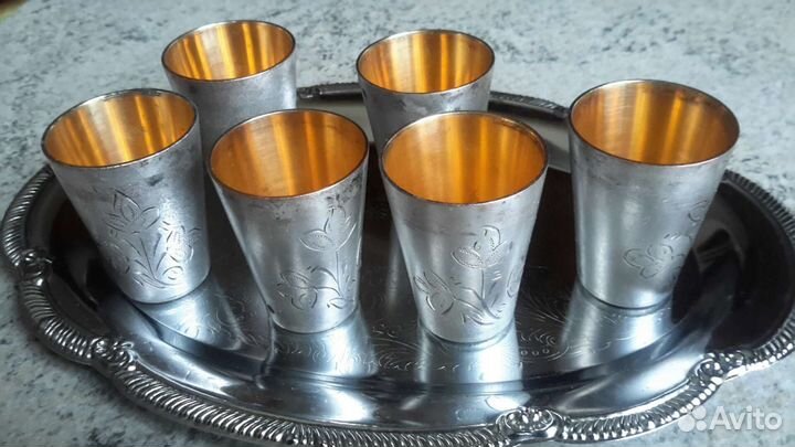 Мельхиор СССР 60-70г. Позолота, серебрение. Винтаж