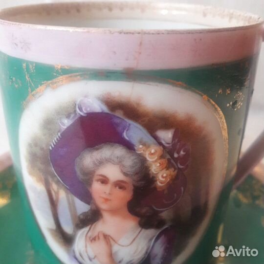 Кофейная пара Кузнецова,дореволюционная