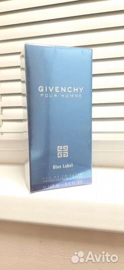 Givenchy pour homme blue label мужские духи 100ml
