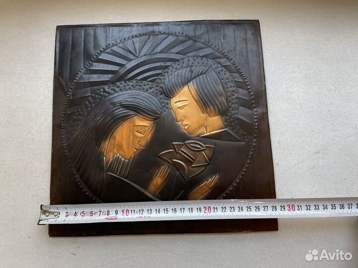 Чеканное панно 