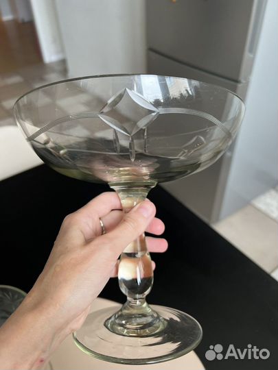 Ваза для фруктов на ножке СССР