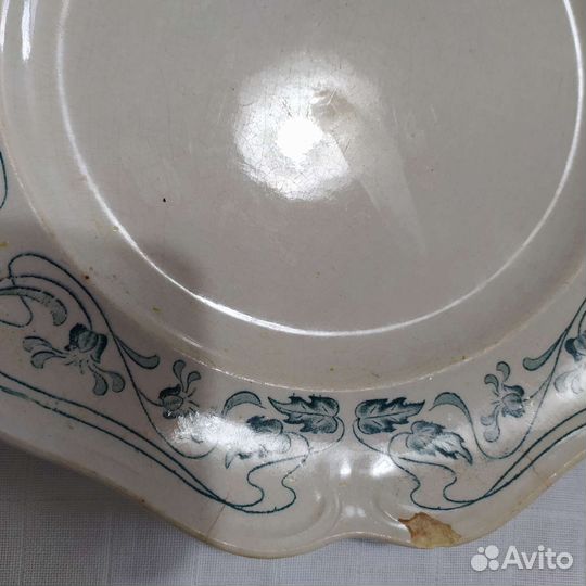 Тарелка антикварная Тва М.С. Кузнецова