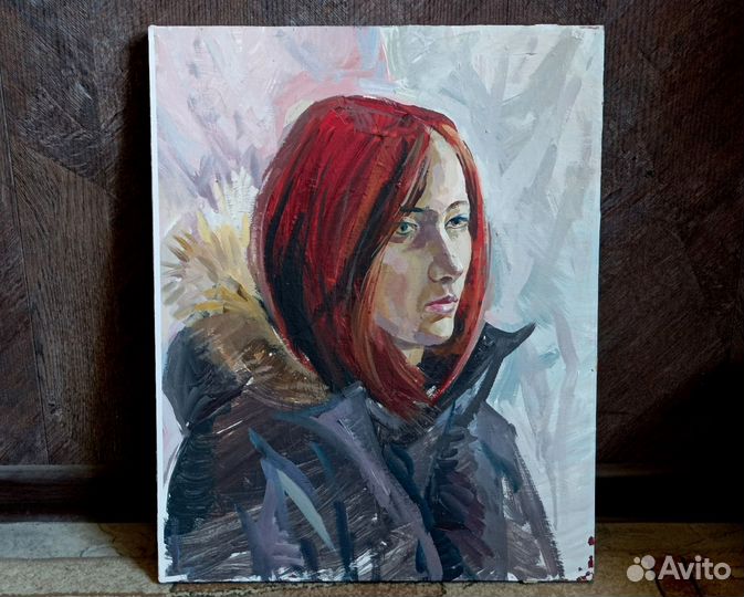 Портрет Картина маслом на холсте 40*50