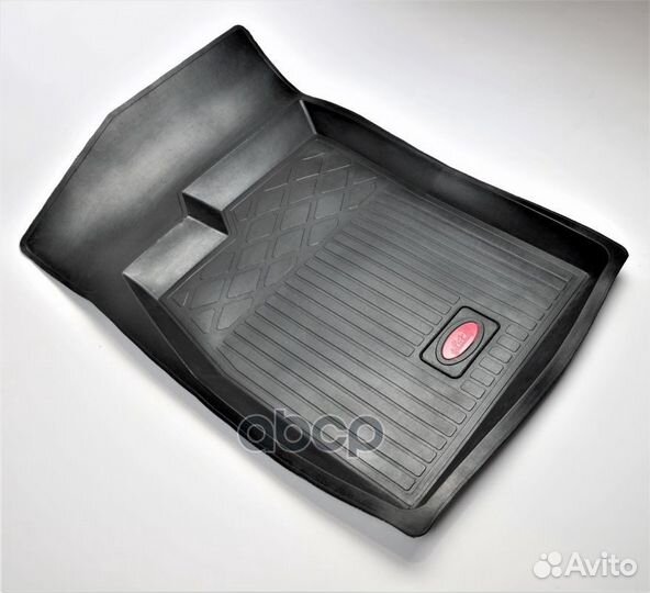 Коврики салона резина черный Daewoo Nexia 2008