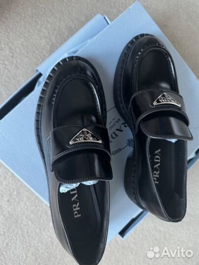 Лоферы prada новые оригинал