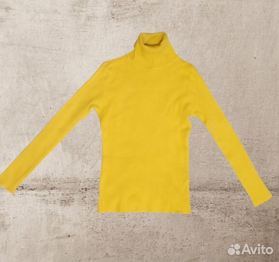 Водолазка в рубчик женская 46 размер